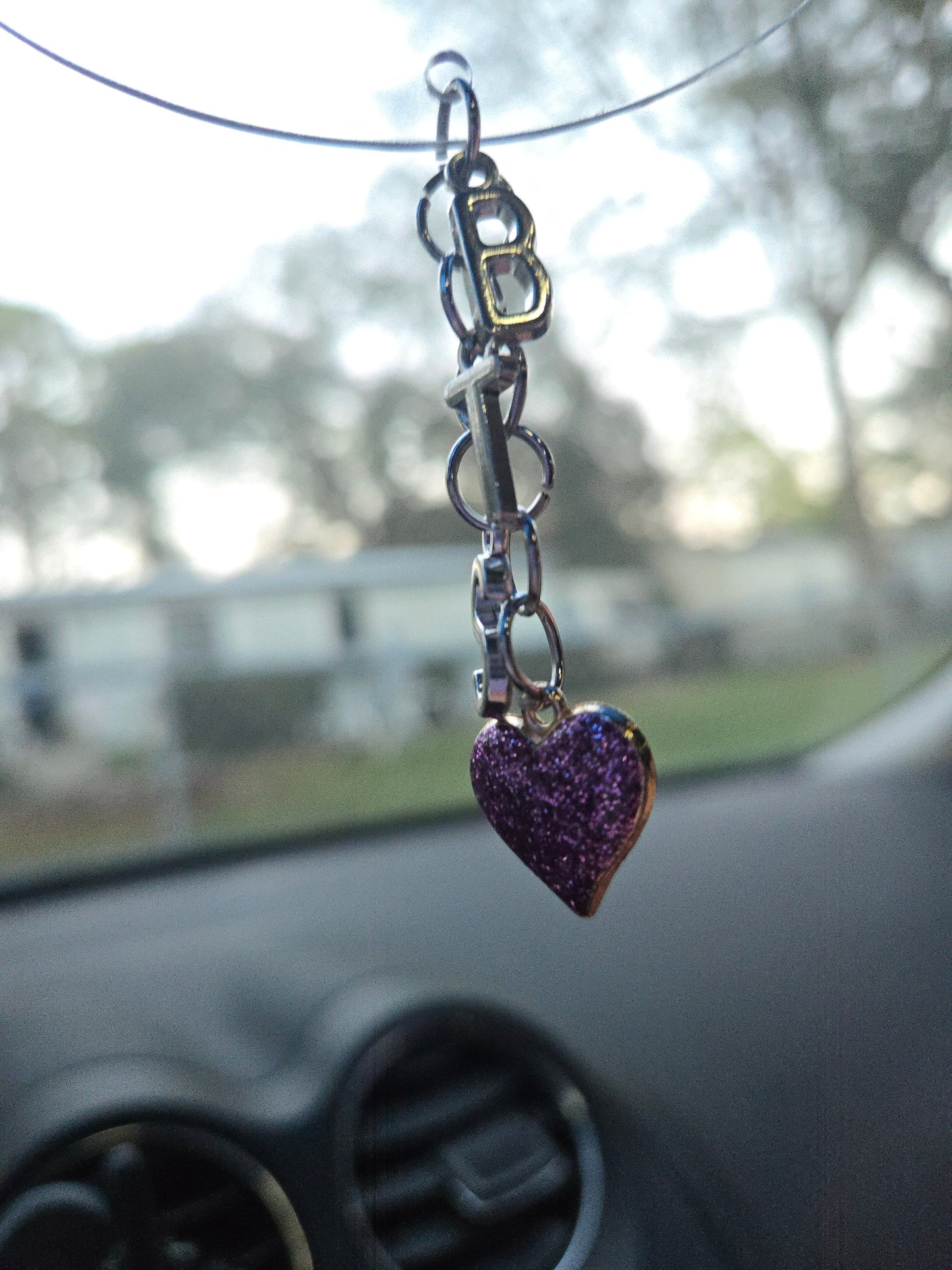 BTS car mirror charm